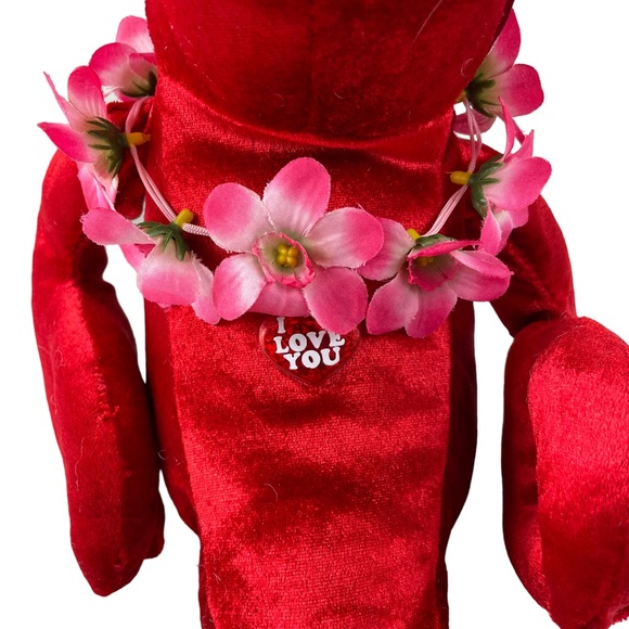 Vintage Lobster Caribbean Island Vacation Animated Singing Dancing DanDee Plush - Picture 15 of 15